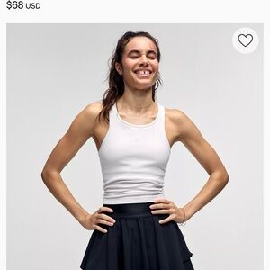 Lululemon Ebb to Street Cropped Racerback Tank Top